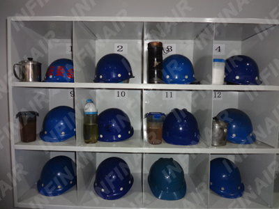 Safety helmet fixation